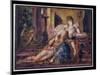 Samson and Delilah (W/C)-Gustave Moreau-Mounted Giclee Print