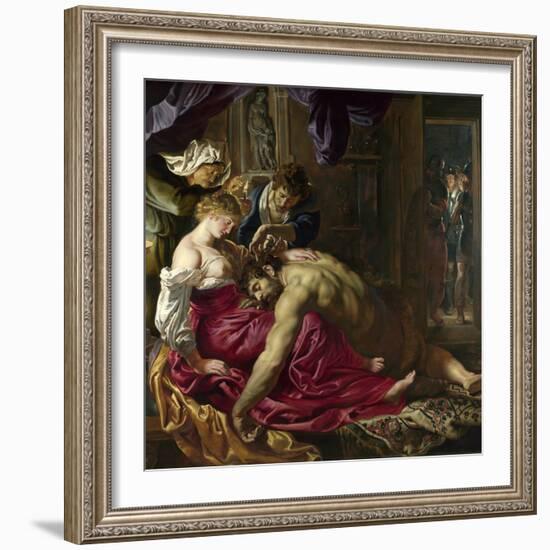 Samson and Delilah-Peter Paul Rubens-Framed Giclee Print