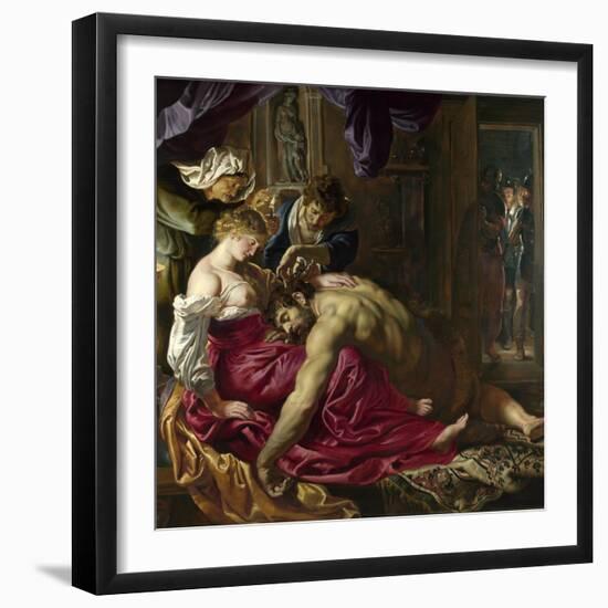 Samson and Delilah-Peter Paul Rubens-Framed Giclee Print