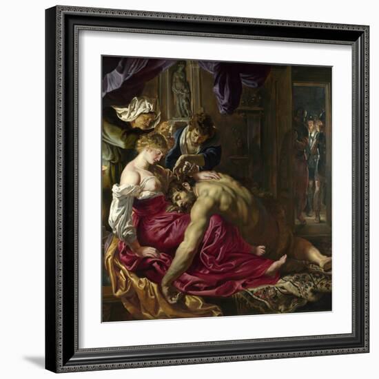 Samson and Delilah-Peter Paul Rubens-Framed Giclee Print