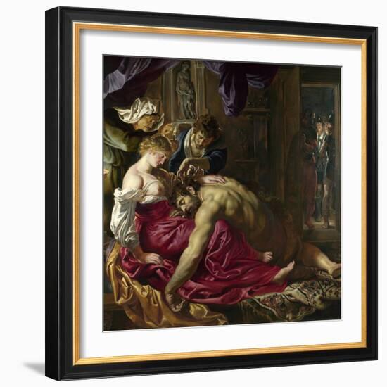 Samson and Delilah-Peter Paul Rubens-Framed Giclee Print