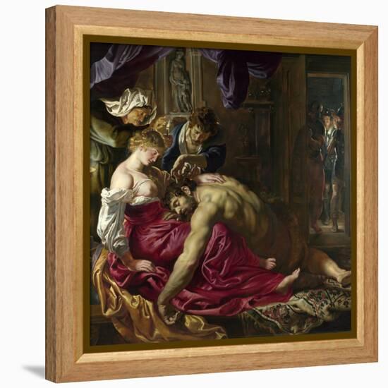 Samson and Delilah-Peter Paul Rubens-Framed Premier Image Canvas