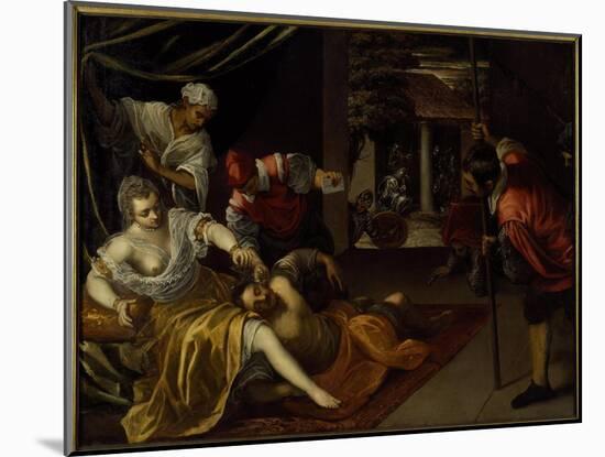 Samson and Delilah-Jacopo Robusti Tintoretto-Mounted Giclee Print