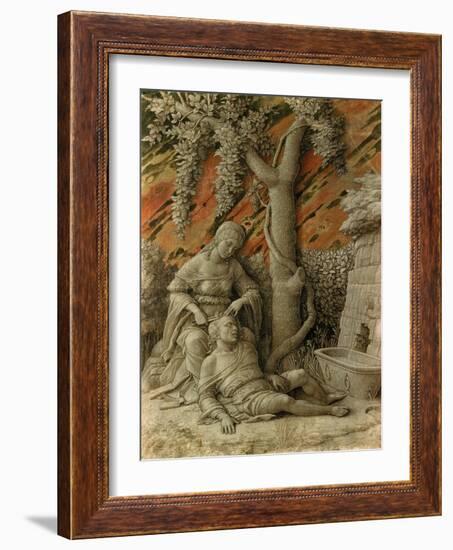 Samson and Delilah-Andrea Mantegna-Framed Giclee Print