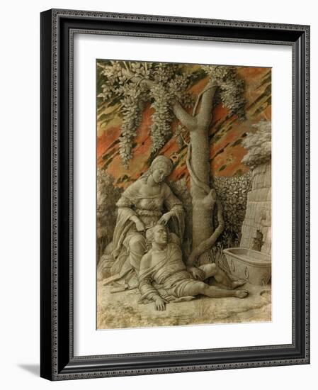 Samson and Delilah-Andrea Mantegna-Framed Giclee Print