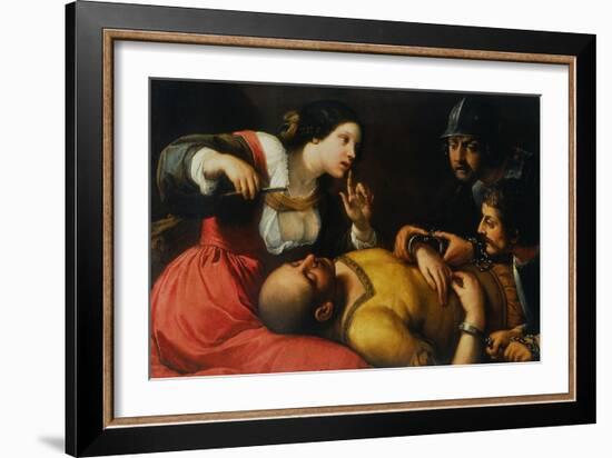 Samson and Delilah-Caravaggio-Framed Giclee Print