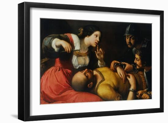 Samson and Delilah-Caravaggio-Framed Giclee Print