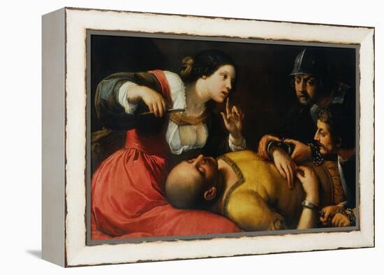 Samson and Delilah-Caravaggio-Framed Premier Image Canvas