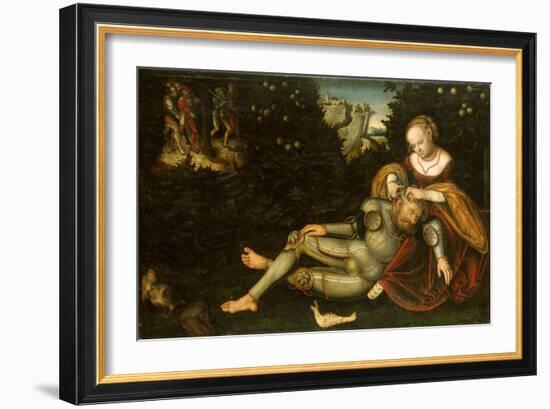 Samson and Delilah-Lucas Cranach the Younger-Framed Giclee Print