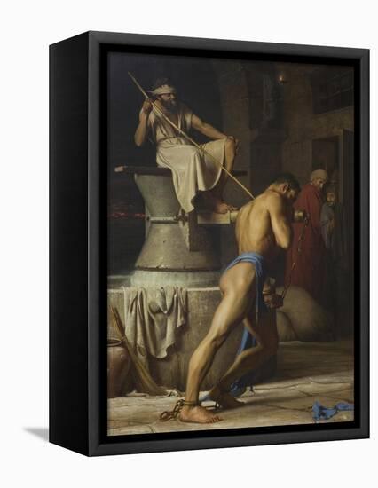 Samson and the Philistines, 1863-Carl Bloch-Framed Premier Image Canvas