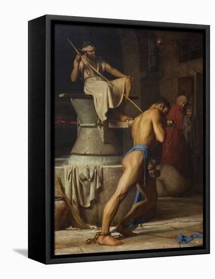 Samson and the Philistines, 1863-Carl Bloch-Framed Premier Image Canvas