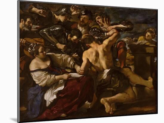 Samson Captured by the Philistines, 1619-Guercino-Mounted Giclee Print