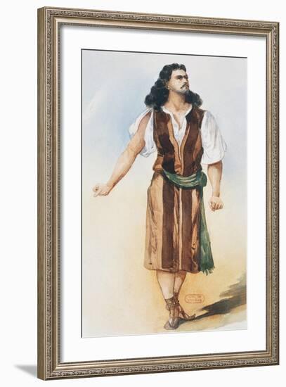 Samson, Costume Sketch-Charles Bianchini-Framed Giclee Print