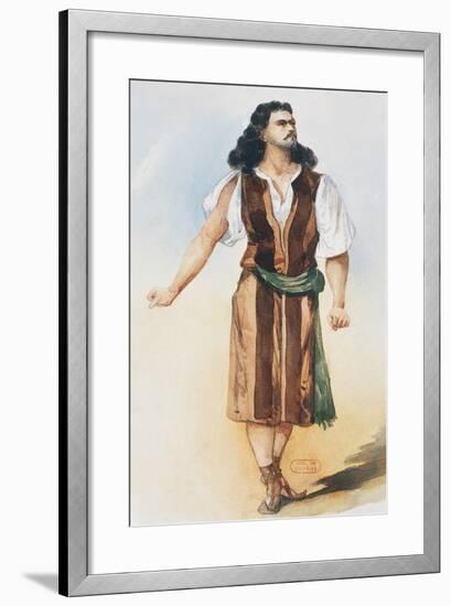 Samson, Costume Sketch-Charles Bianchini-Framed Giclee Print