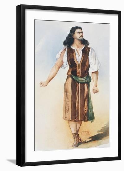 Samson, Costume Sketch-Charles Bianchini-Framed Giclee Print