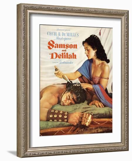 Samson & Delilah, 1949-null-Framed Art Print