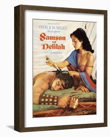 Samson & Delilah, 1949-null-Framed Art Print