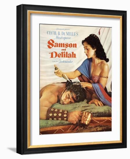 Samson & Delilah, 1949-null-Framed Art Print