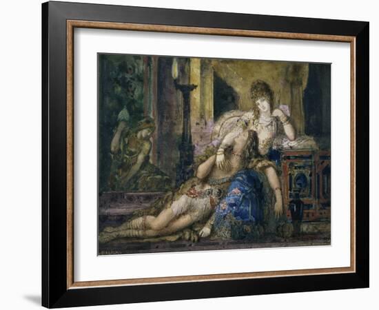 Samson et Dalila-Gustave Moreau-Framed Giclee Print