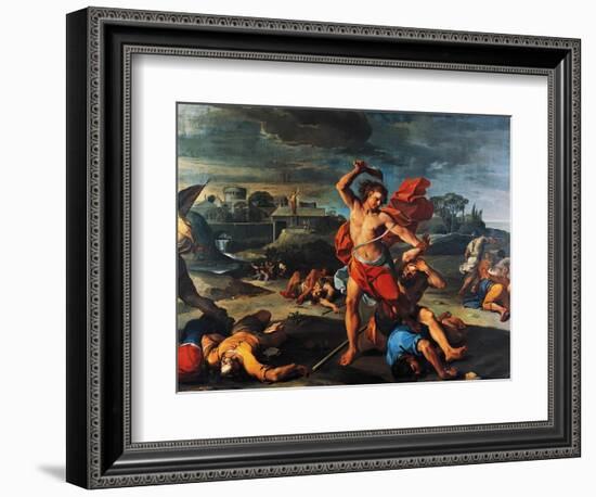 Samson Slaying Philistines-Aureliano Milani-Framed Giclee Print