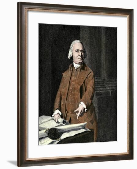 Samuel Adams, a Leader of the Sons of Liberty in Massachusetts before the Revolutionary War-null-Framed Giclee Print