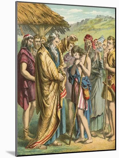 Samuel Anointing David King of Israel-null-Mounted Giclee Print