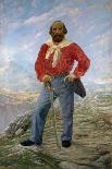 Portrait of Garibaldi with Saber and Red Shirt-Samuel Atkins-Giclee Print