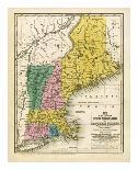 Map of the Southern States, c.1839-Samuel Augustus Mitchell-Art Print