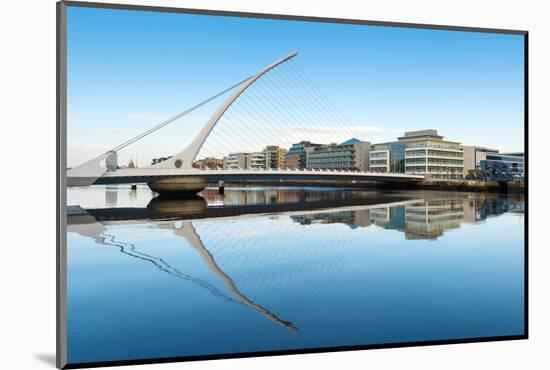 Samuel Beckett Bridge over the River Liffey, Dublin, County Dublin, Republic of Ireland, Europe-Chris Hepburn-Mounted Photographic Print