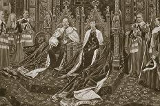 Queen Alexandra in Full Coronation Robes, 1902-Samuel Begg-Giclee Print