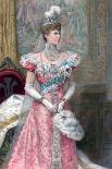 Queen Alexandra in Full Coronation Robes, 1902-Samuel Begg-Framed Giclee Print