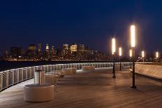 Montage of Manhattan Skyline Night to Day - New York - Usa-Samuel Borges-Premier Image Canvas