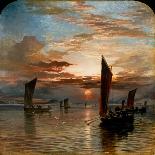 Sunset over the Forth, 1871-Samuel Bough-Framed Giclee Print