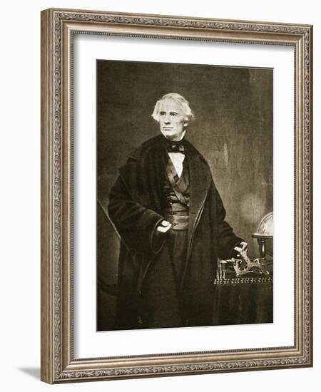 Samuel Finley Breese Morse at the Academy of Design in New York, 1841-Mathew Brady-Framed Giclee Print