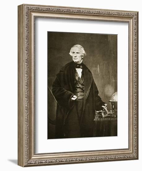 Samuel Finley Breese Morse at the Academy of Design in New York, 1841-Mathew Brady-Framed Giclee Print