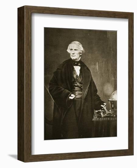 Samuel Finley Breese Morse at the Academy of Design in New York, 1841-Mathew Brady-Framed Giclee Print