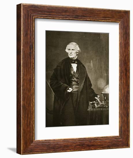 Samuel Finley Breese Morse at the Academy of Design in New York, 1841-Mathew Brady-Framed Giclee Print