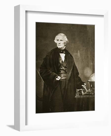 Samuel Finley Breese Morse at the Academy of Design in New York, 1841-Mathew Brady-Framed Giclee Print