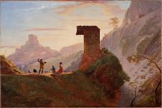 Chapel of the Virgin at Subiaco (Oil on Canvas)-Samuel Finley Breese Morse-Giclee Print