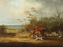 Drawing Cover-Huntsmen and Hounds in an Extensive Wooded Landscape, 1807-Samuel Henry Alken-Framed Giclee Print