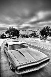 Â€˜66 Chevy Camaro Supersport with Dramatic Skies - Monochrome-Samuel Howell-Framed Photographic Print