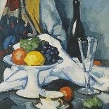 Still Life of Roses in a Blue and White Vase-Samuel John Peploe-Giclee Print