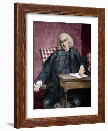 Samuel Johnson - engraving-James Heath-Framed Giclee Print