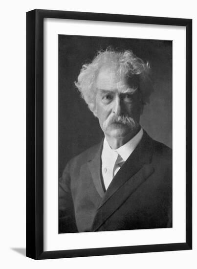 Samuel Langhorne Clemens, American Humorist, Novelist, Writer and Lecturer, 1910-Ernest H Mills-Framed Photographic Print