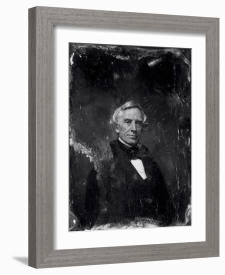 Samuel Morse (1791-1872) circa 1844-60 (Daguerreotype)-Mathew Brady-Framed Giclee Print