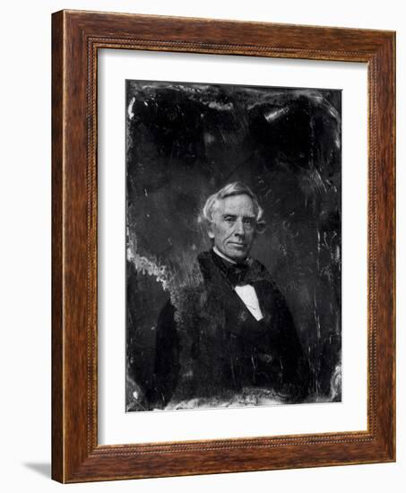 Samuel Morse (1791-1872) circa 1844-60 (Daguerreotype)-Mathew Brady-Framed Giclee Print