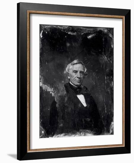 Samuel Morse (1791-1872) circa 1844-60 (Daguerreotype)-Mathew Brady-Framed Giclee Print