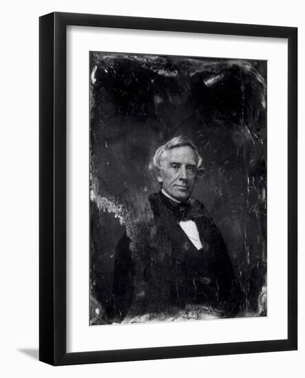 Samuel Morse (1791-1872) circa 1844-60 (Daguerreotype)-Mathew Brady-Framed Giclee Print