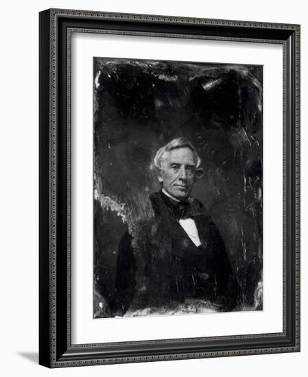 Samuel Morse (1791-1872) circa 1844-60 (Daguerreotype)-Mathew Brady-Framed Giclee Print