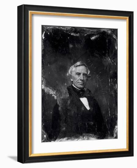 Samuel Morse (1791-1872) circa 1844-60 (Daguerreotype)-Mathew Brady-Framed Giclee Print